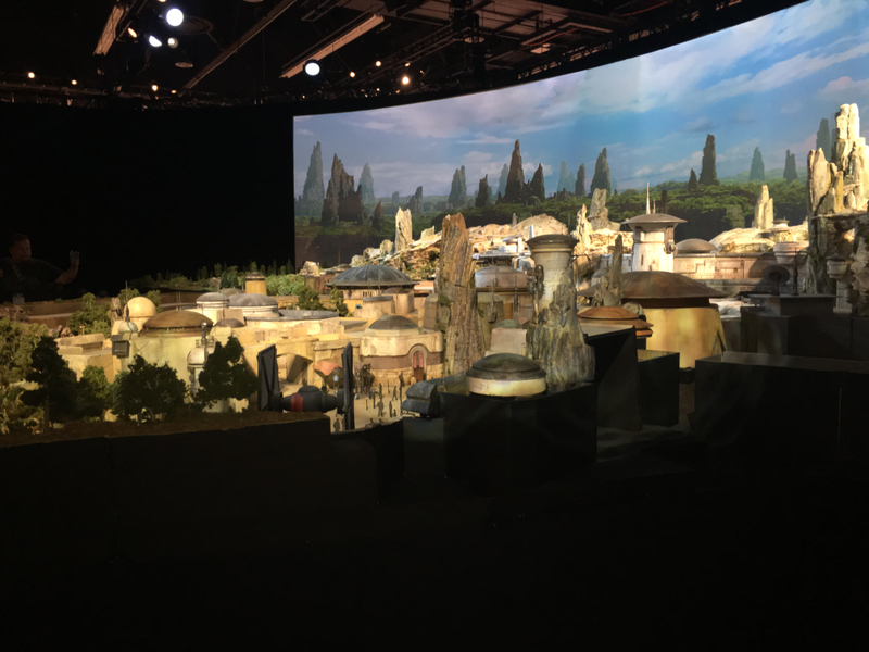 Illustration for article titled Here's Your First Look at an Insanely Detailed Model of Disney's Star Wars Land (UPDATED)
